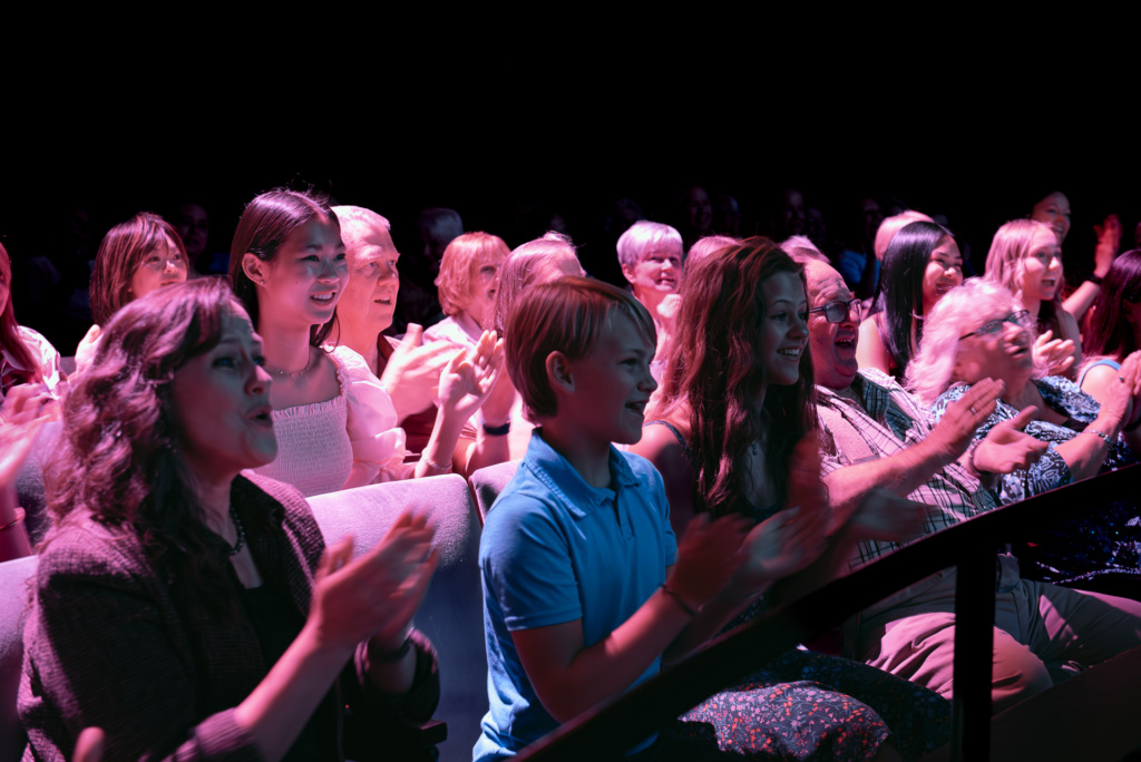Audience clapping